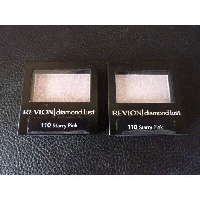 Revlon Diamond Lust Eyeshadow - STARRY PINK  #110 - TWO Brand New / Sealed