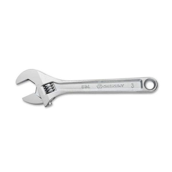 Crescent 8" Adjustable Wrench - Carded - AC28VS, Chrome