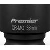 Sealey Is3436D Impact Socket 36Mm Deep 3/4Sq Drive