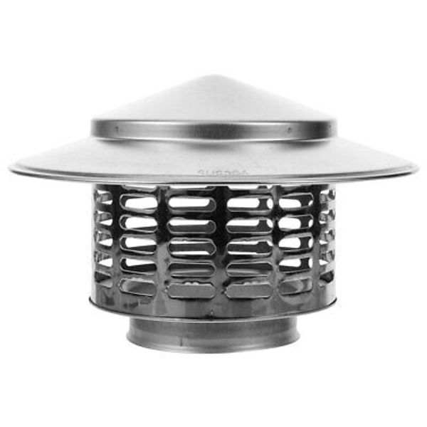 Stainless Steel Smoke Exhaust Pipe Cap Chimney Cap Stove Exhaust Pipe Rain Cap