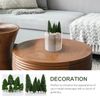 VORCOOL 22pcs Green Mini Tree Set Scenery Architectural Landscape Model Trees