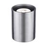 Lights4Living Modern Small Satin Silver Chrome LED Uplighter Table, Floor Lamp Uplighter with Inline Switch (Satin Silver)