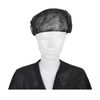 Cleaing Disposable Black Bouffant Cap 24inch 100 Pack, Hair Net