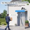 2PCS 4MP Solar Wireless Color Night Vision CCTV Security Camera WIFI 2-Way Audio