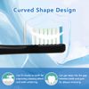 Sonic Replacement Toothbrush Heads Compatible with Waterpik Complete Care 9.0 (CC-01), 5.0 (WP-862) Electric Toothbrush, Soft Bristle, 10 Count (Black)