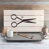 Scissors Stencil - Wall Art, DIY Craft, Mylar Stencils, Reusable Stencils, Big Stencils