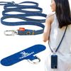 UK Trident Denim Smartphone Shoulder Strap Cell Phone Strap Neck Strap, Strap + Holder