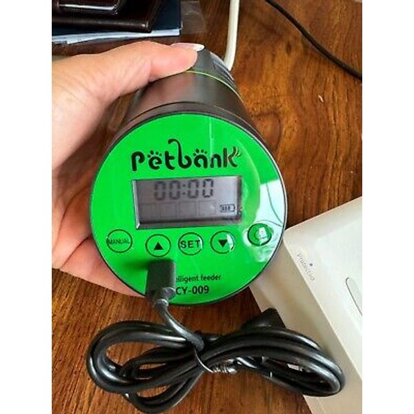 PET BANK CY-009 Intelligent Automatic Fish Feeder Rechargeable Timer Fish Feeder