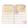 CL95671 Mon 2025 Calendar Desktop 2 Months Close Pin