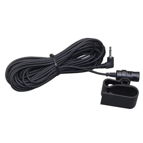 ePathChina 2.5mm 177inch Car Stereo Radio CD DVD Player Universal Microphone Cable Fit for Pioneer with Clip Mount