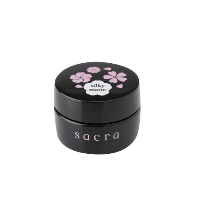 sacra Sakura Gel Nail Clear Gel 4g Silky Matte Top Gel [Nekopos compatible] Allergy friendly