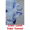 3-Solid Floors Clear Hamster Rodent Gerbil Mice Habitat With Top Exercise Ball