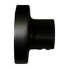 Nes Home Round Replacement Wall Mounted Bracket Support for Shower Rails Black