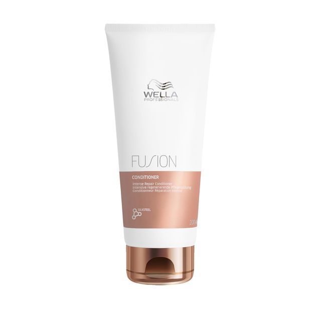 Wella Professionals Fusion Intense Repair Conditioner – tiefenreparierende Haarspülung mit Aminosäuren – intensive Haarpflege für kaputtes Haar – glättender Deep Conditioner gegen Haarbruch – 200 ml