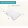 LAMINET 6 Piece Quilted Dinnerware Storage Starter Set - Includes 4 Plate Cas...