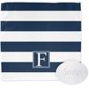 Personalized Horizontal Stripe Washcloth
