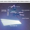 LED Motion Sensor Stair Light Controller, 32 Channels Automatic Step System Controller Speed Brightness Adjustable with Short Circuit Proof