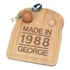 Personalised Dippy Egg Cup Board Made in Date Birthday Breakfast Wooden Custom Easter
