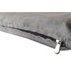 Gray Suede Comfortable Soft Durable Pet Dog Bed Cover Large - 47"x29" Flat Style