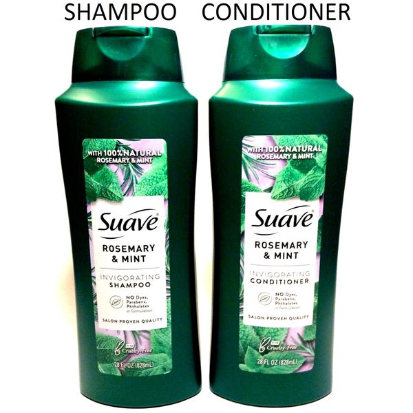 Suave - Rosemary & Mint - SHAMPOO & CONDITIONER Set - 28 oz - PRIORITY MAIL