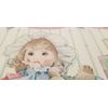 Vintage Image w/ Dolls & Toys Crackled Wallpaper Border