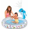 Inflatable Dolphin Spraying Pool - Outdoor Splash Play Pool For Kids & Toddles