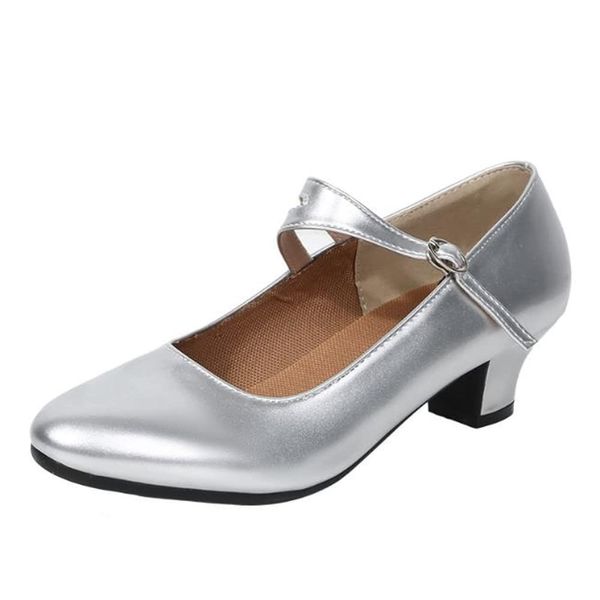 [Gengzee] Women's Dance Shoes, Latin Modern Ballroom Dance Shoes, Ladies, Latin Shoes, Women's Dance Shoes, Silver