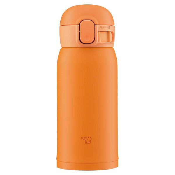 Zojirushi SM-WA36-DA Water Bottle, One-Touch Stainless Steel Mug, Seamless, 12.2 fl oz (0.36 L), Orange