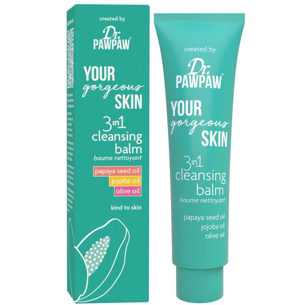 Dr.PAWPAW Your Gorgeous Skin 3 In 1 Cleansing Balm: Lightweight, Brightening, Conditioning, Resurfacing & Hydrating (50 ml)