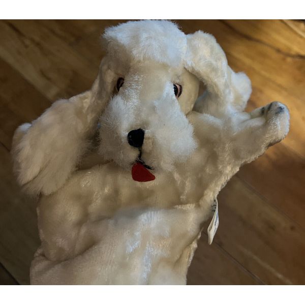 designed by Character  Poodle Vintage Hand Puppet