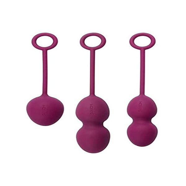 SVAKOM Violet Nova Exercise Kegel Balls, Plum