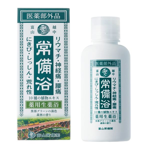 [Quasi-drug] Toiyama Permanent Bath Salt, Large Capacity, 13.5 fl oz (400 ml) (20 Doses) Liquid, Toyama Hot Spring Water, Moisturizing, Sweating, Contains Herbal Medicine Extracts, 10 Kinds of Plant