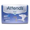 Attends Complete Briefs, Medium (32-44 Inch Waist) - 1/Case of 96 (Replacement for Attends Breathable Extra Absorbency Briefs Model#BRBX20)