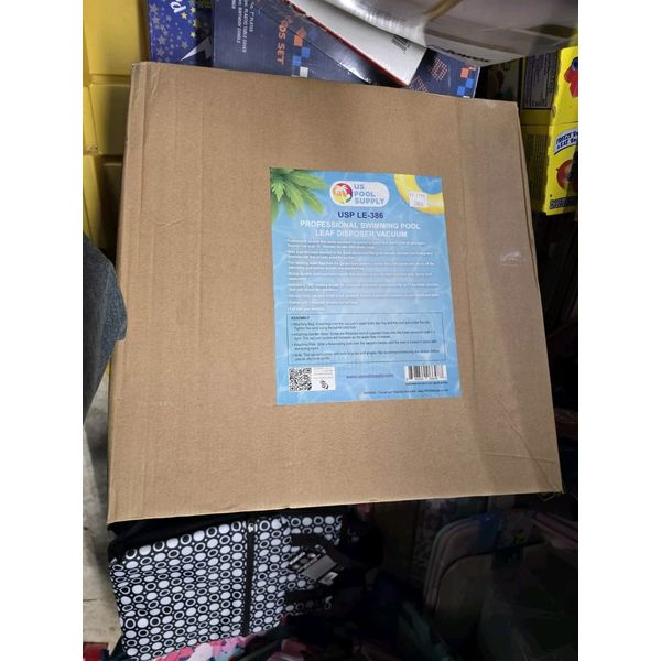 U.S. Pool Supply Swimming Pool Leaf Vacuum, 15" Cleaner, 2 Debris Eater Bags