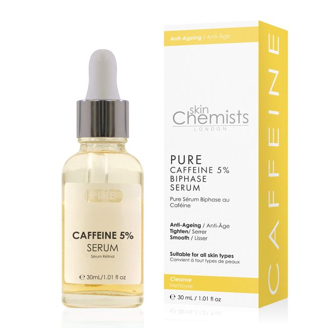 Skin Chemists Pure Biphase serum 30ml | 1.01 fl oz (Caffeine)