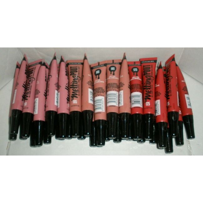 30 Covergirl Melting Pout Lipstick 105 Gel-Ful 110 Evan-Gel-ical 125 Gell Yes