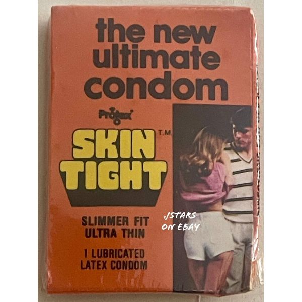 1990 SKIN TIGHT VENDING MACHINE CONDOM NEW OLD STOCK NOS VINTAGE EXPIRED