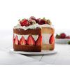 Lekue Round Duo Springform with Plate, Red, 15 cm