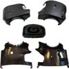 YOT New Upper & Lower Steering Column Shroud for Tilt Steering + Shift Boot for Column Shift Automatic Transmission (2000 Silverado)