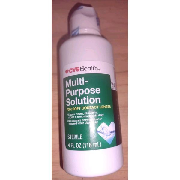 CVS Health Multi-Purpose Contact Lenses Solution 4 FL Oz EXP 03/2026