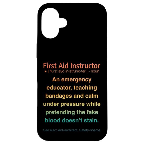 First Aid Instructor Case for iPhone 16 Plus