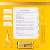 Avery Filing Ultra Tabs, 3" x 1.5", 2-Side Writable, White, 24 Repositionable File Tabs (74776)