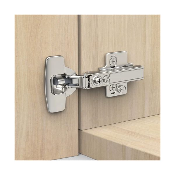 50 Pack Frameless Full Overlay Concealed European Hinges, Self Closing Satin ...