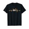 Drums Player Drum Set Heartbeat Drummer Percussion Drums T-Shirt