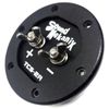 Round Subwoofer Speaker Box Terminal Cup, Single Input - TCS-2R BLACK