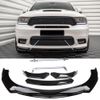 Gloss Black Front Bumper Lip Splitter Kits & Strut Rods For Dodge Durango SRT