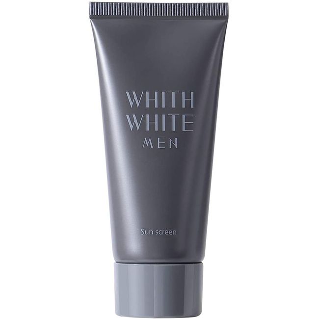 Whith White Men's Sunscreen Waterproof Sweat and Water Resistant SPF 50 + PA ++++++ Long UV Protection