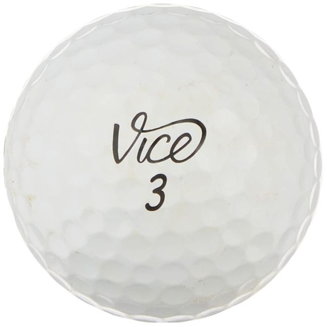 Vice Golf Ball Mix - 100 Near Mint Quality Used Golf Balls (AAA Pro Pro Soft Tour Drive GolfBalls), White (100PK-Vice-3)