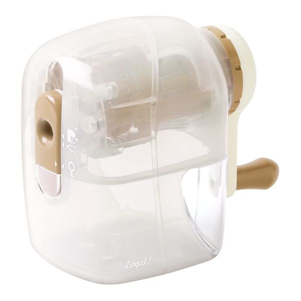 Sonic LV-7633-I Pencil Sharpener, Togari Return, Manual, Ivory,