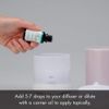 Ellia Diffuser Essential Oil Eucalyptus 15ml, 100% Pure, Therapeutic Grade, 15 mL Bottle, Clear